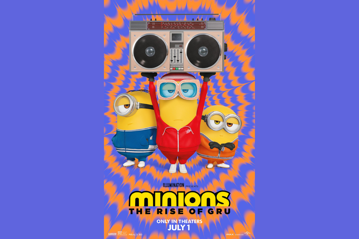Minions: The Rise of Gru Movie Poster.