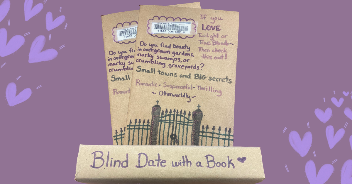 Blind Date with a Book. Book wrapped in paper to hide what it is.